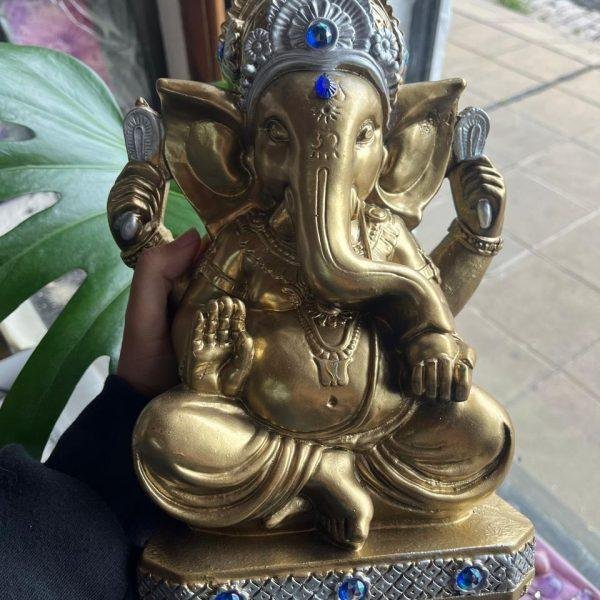 imagen ganesha yeso 30 cm
