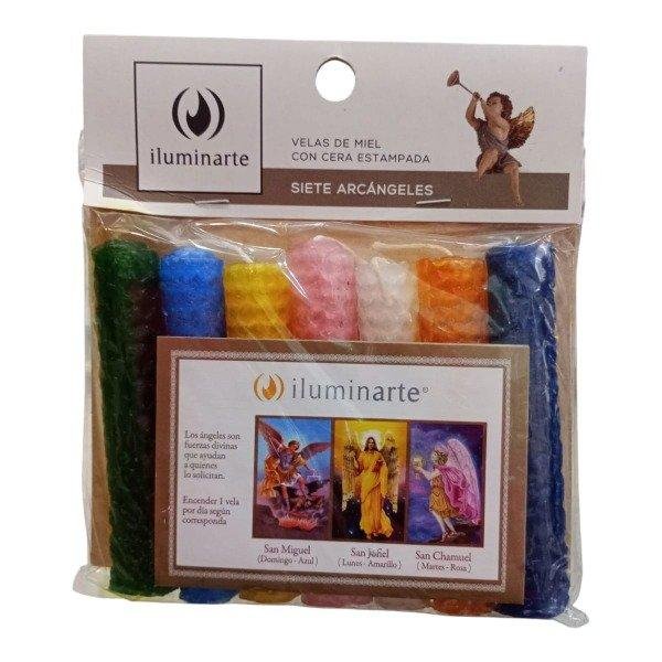ilumi velas de miel 7 arcangels