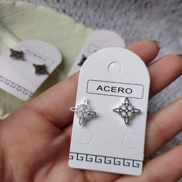 arito nudo de bruja acero