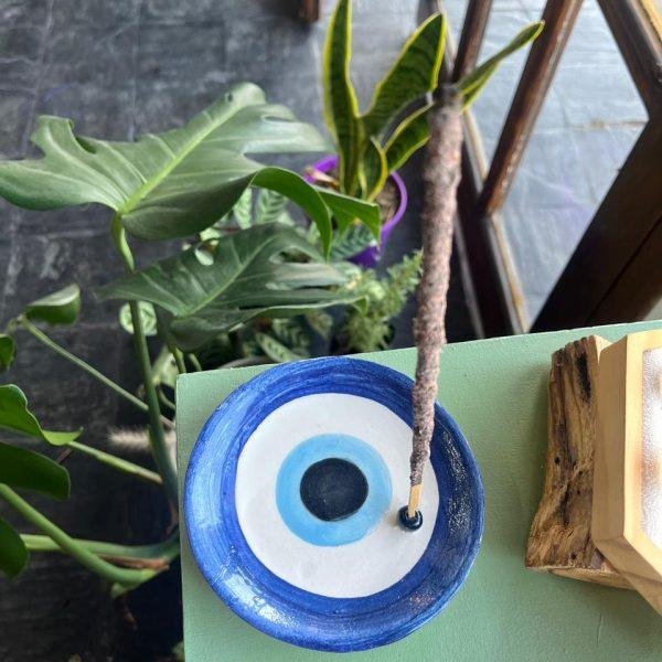 portasahumerio ojo turco ceramica