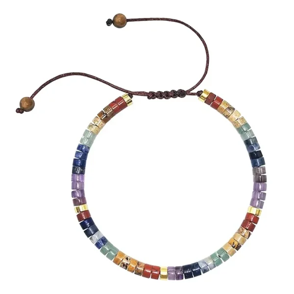 pulsera 7 chakras hilo