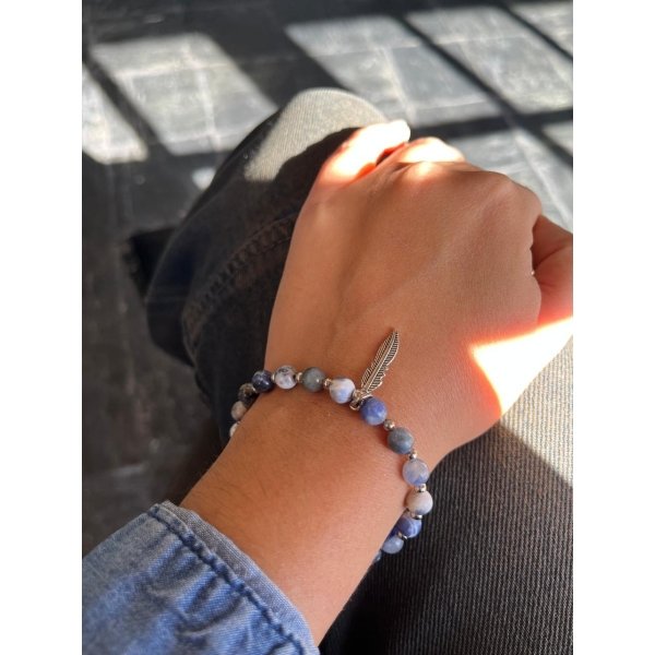 pulsera artesanal piedra
