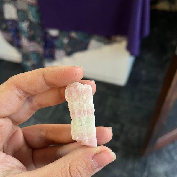 turmalina sandia en bruto