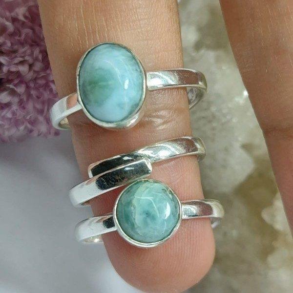 anillo mini baño plata regulable