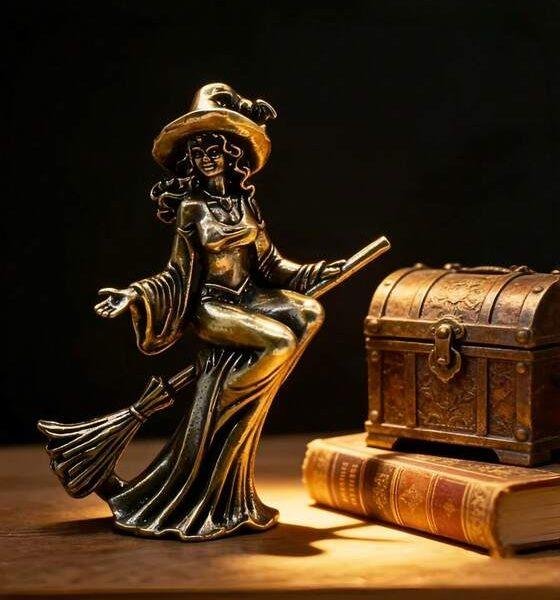 figura bruja vintaje