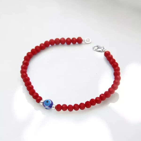 pulsera cristal con ojo turco